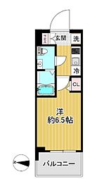 SHOKENResidence亀有 1Kの間取図画像