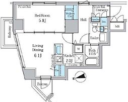 間取図画像 1LDK