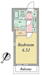 ラ・ルーチェ新小岩 1Kの間取図画像