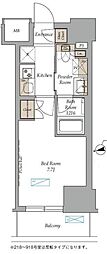 ラティエラ上野稲荷町 1Kの間取図画像