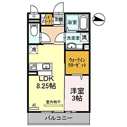 南海和歌山港線 和歌山市駅 徒歩28分の賃貸アパート 2階1LDKの間取り