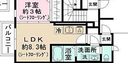 永福3丁目2期計画 1階1LDKの間取り