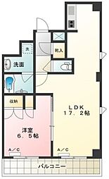 パティオ秋葉原 11階1LDKの間取り