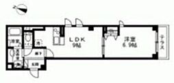 skyeTHIRA 1LDKの間取図画像