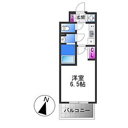 Osaka Metro中央線 緑橋駅 徒歩4分の賃貸マンション 4階1Kの間取り