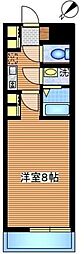 カリーノ玉川上水 1Kの間取図画像
