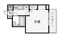 シンシア本郷東大前 1Kの間取図画像