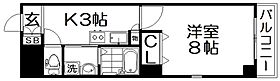 フリーディオ天の川  ｜ 大阪府枚方市磯島南町（賃貸マンション1K・6階・28.82㎡） その2