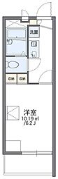 レオパレスロイヤルシティ茜 1階1Kの間取り