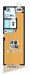 ニュープライム永福 ワンルームの間取図画像