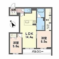 シャーメゾン　べーレ 0302 ｜ 滋賀県守山市吉身２丁目字堂之北原575-1、575番4、575番5（賃貸マンション2LDK・3階・64.02㎡） その2