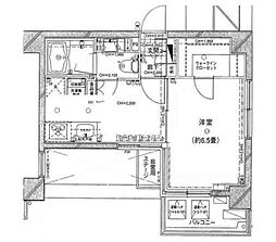 ブレッザ戸越 10階1DKの間取り