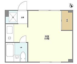 パストラル吉祥寺 2階ワンルームの間取り