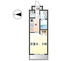 神奈川県大和市中央１丁目6-14（賃貸マンション1K・2階・25.25㎡） その2