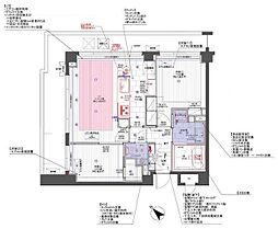 ドゥーエ千石 3階2LDKの間取り