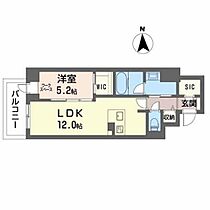 ロイヤルパークヒルズ上町 0102 ｜ 大阪府大阪市中央区上町１丁目21-12（賃貸マンション1LDK・1階・45.96㎡） その2