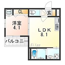 大阪府大阪市住吉区住吉２丁目（賃貸アパート1LDK・3階・29.50㎡） その2