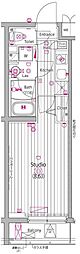 ガーラ・グランディ小竹向原 1Kの間取図画像