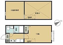 マ・ピエス相模原中央 1Kの間取図画像