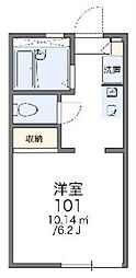 レオパレスデ・ルシア 1Kの間取図画像