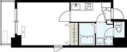 リブリ・新丸子 1Kの間取図画像