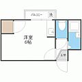 フェールブリエ西新A3階2.8万円