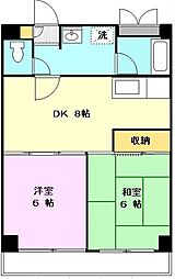 Brillantezza 2DKの間取図画像