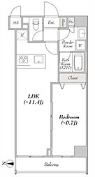 プレール・ドゥーク錦糸公園ＮＯＲＴＨ 5階1LDKの間取り