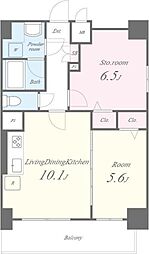 カサ・フェリーチェ 7階1SLDKの間取り