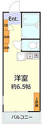 リリカル戸塚 ワンルームの間取図画像