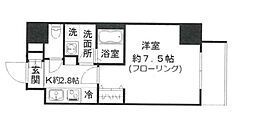 メゾン浅草G3 1Kの間取図画像