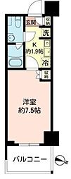 MFPRコート木場公園 1Kの間取図画像