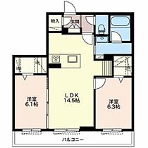 グランフィオーレ・ルミーナ 0302 ｜ 静岡県浜松市中央区寺島町445（賃貸マンション2LDK・3階・63.35㎡） その2