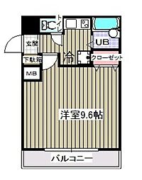 グランピーノ妙典 1Kの間取図画像