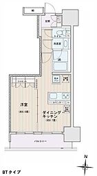 エスティメゾン錦糸町II 13階1LDKの間取り