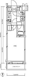 ルーブル聖蹟桜ヶ丘 1Kの間取図画像