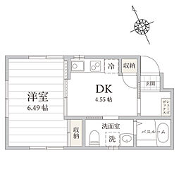 間取図画像 1DK