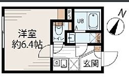 Cielstella 池袋 1Kの間取図画像