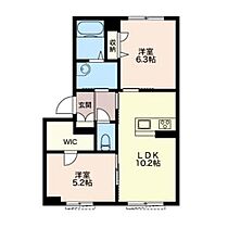 アルフラットＡ 00103 ｜ 群馬県前橋市三俣町３丁目30-31（賃貸マンション2LDK・1階・51.00㎡） その2