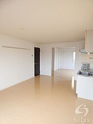 南海線 湊駅 徒歩3分の賃貸アパート 3階1LDKのリビング/ダイニング