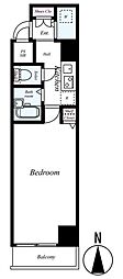 プロフ上池台 1Kの間取図画像
