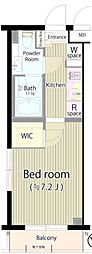 AtHomeRESIDENCE 1Kの間取図画像