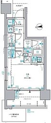 セントラルプレイス新宿御苑前 ワンルームの間取図画像
