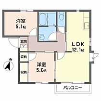 エスト芦屋Ａ 0202 ｜ 兵庫県芦屋市南宮町17-29（賃貸アパート2LDK・2階・53.60㎡） その2