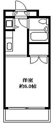 TOP要町2 ワンルームの間取図画像