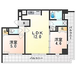 プレステージ12番館 6階/-