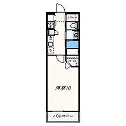 PHOENIX　VILLA　りんくう 2階1Kの間取り