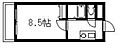 エース弐番館6階4.6万円