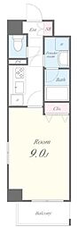 REX 1Kの間取図画像