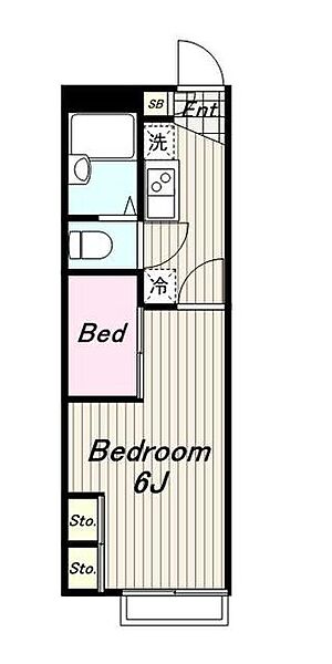 レオパレスディアコートＳ　(25838) 204｜東京都町田市相原町(賃貸マンション1K・2階・22.35㎡)の写真 その2